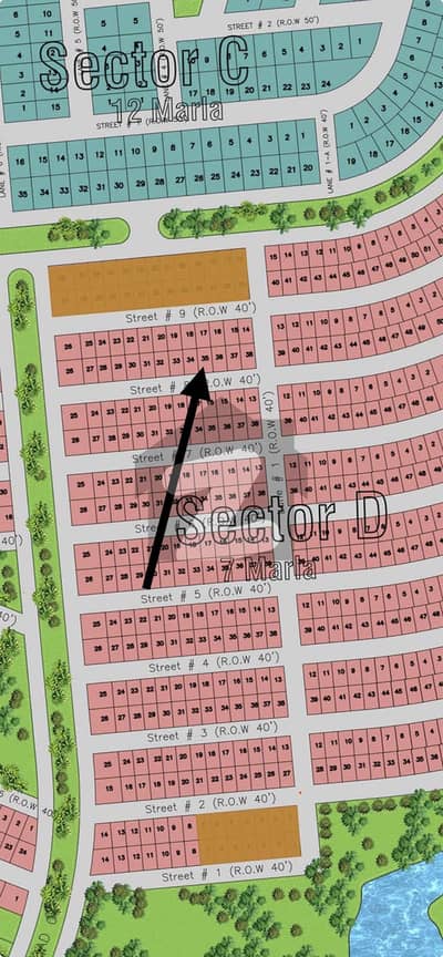 کیپٹل سمارٹ سٹی راولپنڈی میں 7 مرلہ رہائشی پلاٹ 44.0 لاکھ میں برائے فروخت۔