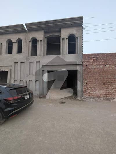 4 MARLA GREY STRUCTURE SEMI COMMERCIAL HOUSE IN HUDIARA, LAHORE.