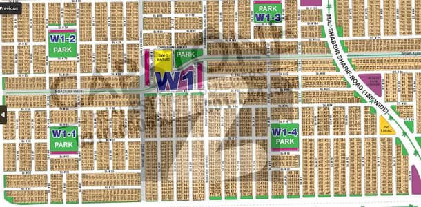 ,, Prime 1 Kanal Plot in Sector W1 | Plot # | close to Park-Facing & Ideal for Dream Home