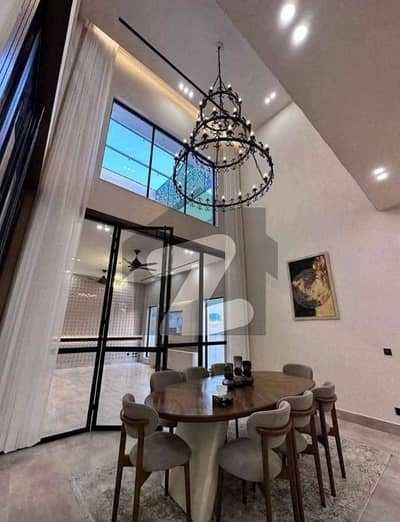 1 Kanal Modern House For Sale Double-Height Design 15 KV Solar System Installed