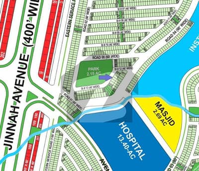 Park Facing / West Open Plot with Extra Land