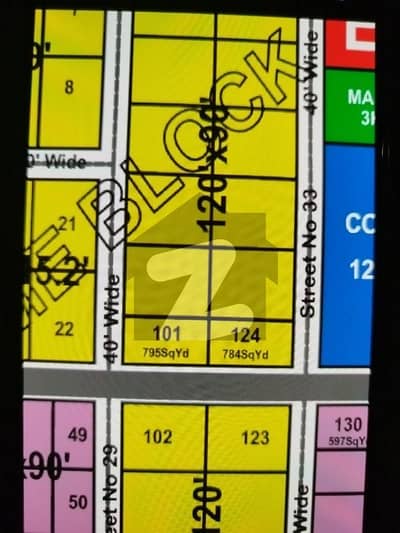 1.5 kanal corner main road plot for sale