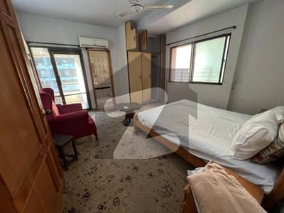 1 Furnished Bed Room on Rent Available for Bachelor in Al Mustafa Tower F10 of 3 Bed Room Apartment