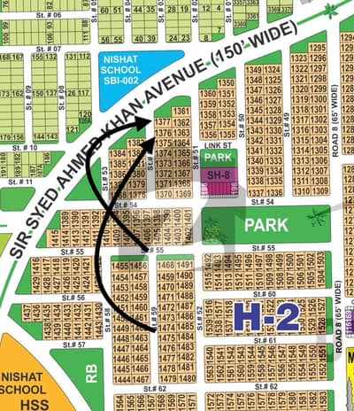 ڈی ایچ اے فیز 1 ۔ سیکٹر ایچ ڈی ایچ اے فیز 1,ڈی ایچ اے ڈیفینس,ملتان میں 2 کنال رہائشی پلاٹ 2.65 کروڑ میں برائے فروخت۔