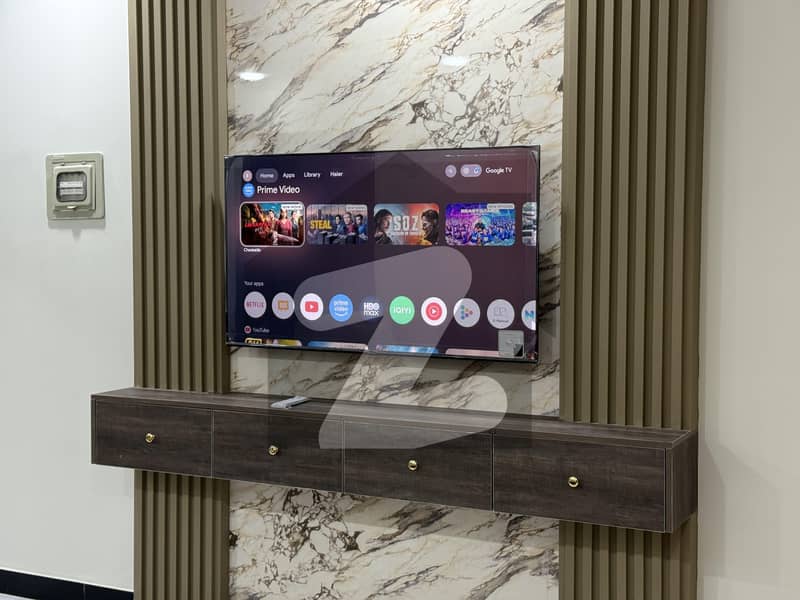 Super Luxury One-Bedroom Furnished Apartment With A Living Room And An Attached Washroom Is Available For Rent On The Bahria Enclave Main Entrance This Apartment Is Also Available On A Weekly Basis Super Luxury One-Bedroom Furnished Apartment With A Living Room And An Attached Washroom Is Available For Rent On The Bahria Enclave Main Entrance This Apartment Is Also Available On A Weekly Basis