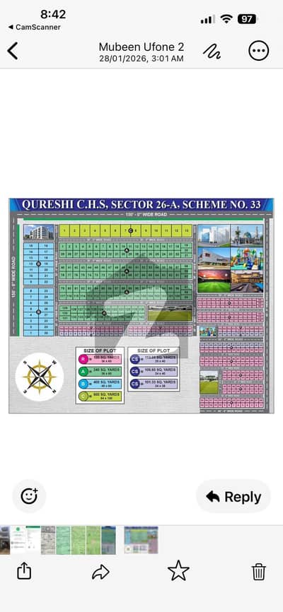 قریشی سوسائٹی سکیم 33 - سیکٹر 26-اے,سکیم 33,کراچی میں 10 مرلہ رہائشی پلاٹ 95.0 لاکھ میں برائے فروخت۔ قریشی سوسائٹی سکیم 33 - سیکٹر 26-اے,سکیم 33,کراچی میں 10 مرلہ رہائشی پلاٹ 95.0 لاکھ میں برائے فروخت۔