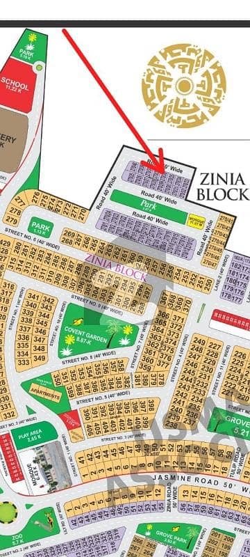 5 Marla plot for sale in zinia block bahria nasheman Lahore