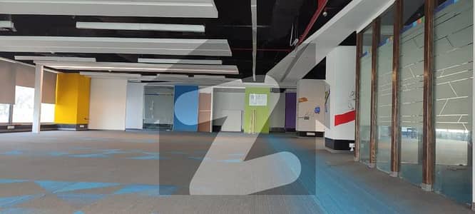 6,500 Sqft Office HVAC, Parking in High Rise Building on Rent Main Road Mauve area Kashmir Highway