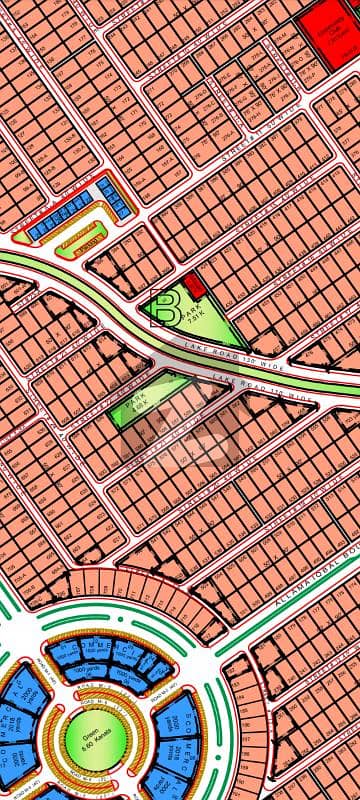 B block 50x90 1 kanal plot For Sale in Top City1 Islamabad