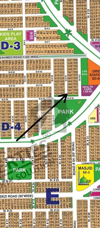 ڈی ایچ اے فیز 1 ۔ سیکٹر ڈی ڈی ایچ اے فیز 1,ڈی ایچ اے ڈیفینس,ملتان میں 1 کنال رہائشی پلاٹ 1.09 کروڑ میں برائے فروخت۔