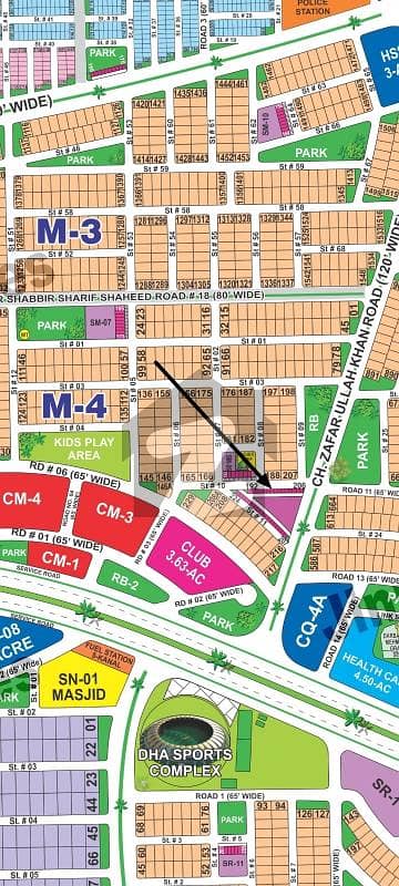 ڈی ایچ اے فیز 1 ۔ سیکٹر ایم ڈی ایچ اے فیز 1,ڈی ایچ اے ڈیفینس,ملتان میں 2 مرلہ کمرشل پلاٹ 1.35 کروڑ میں برائے فروخت۔