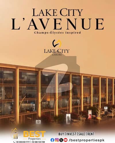 Golden Opportunity in Lake City Main Round About 12 Marla Commercial Plot On One Year Easy Installment Plan
