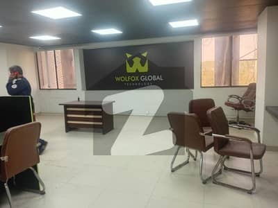 Prime Semi-Furnished Office For Rent Main Shahrah-E-Faisal