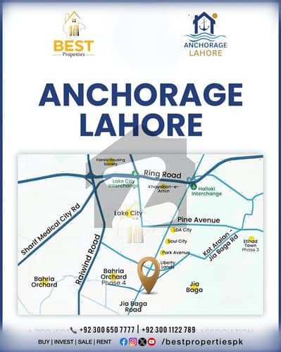 10 Marla Instalment Plot Is Available For Sale In Naval Anchorage Jia Bagga Road Lahore