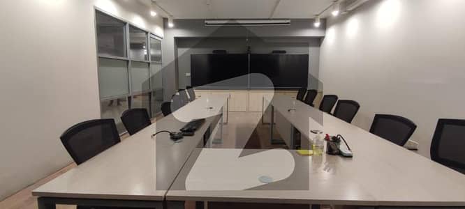 F-7 Elite 6,000 Square Feet Fully Furnished Office Lift, HVAC, 2 Side Parking Available