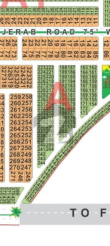 LDA city Lahore A block 10 Marla on ground carpeted road possession coming soon near 150 ft pine avenue road hot location plot for sale