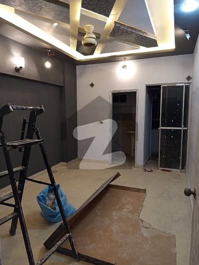 Portion For Sale 3rd Floor With Roof, 3 Bed Rooms Attached Bath And Huge Lounge + Dining Area, With Boundary wall Roof with Marble Flooring. Sub-Leased Documents