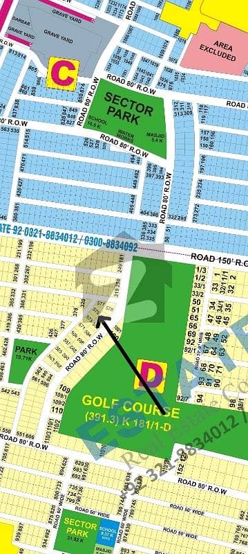 4 Kanal Plot For Sale DHA Lahore Phase 9 Prism