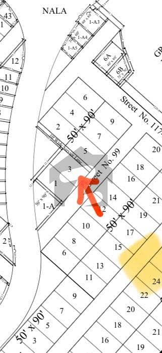 1 Kanal Cornor Plot with Huge Extra Land G-14/3