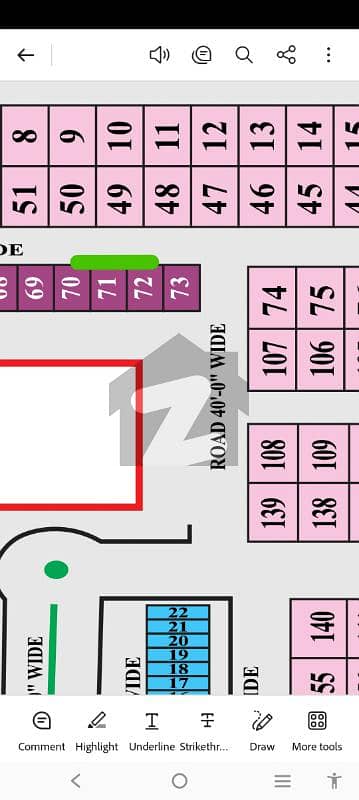 5 marla plot A block Citi Housing Sargodha road Faisalabad
