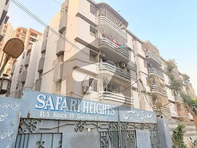 گلستانِِ جوہر ۔ بلاک 15 گلستانِ جوہر,کراچی میں 3 کمروں کا 7 مرلہ فلیٹ 2.2 کروڑ میں برائے فروخت۔