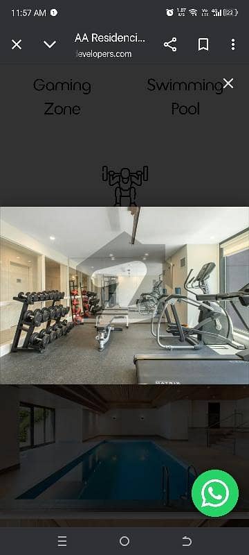 3 BED DD Brand New Flat For Sale In AA RESDANCIA Callachi Society Gulshan E Iqbal 10A karachi