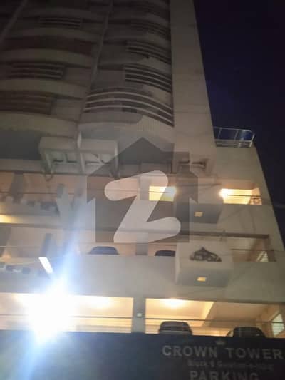 3 BED DRAWING DINING APARTMENT IN CROWN TOWER ON MAIN UNIVERSITY ROAD NEAR MAIN NIPA GULSHAN-E-IQBAL BLOCK 6