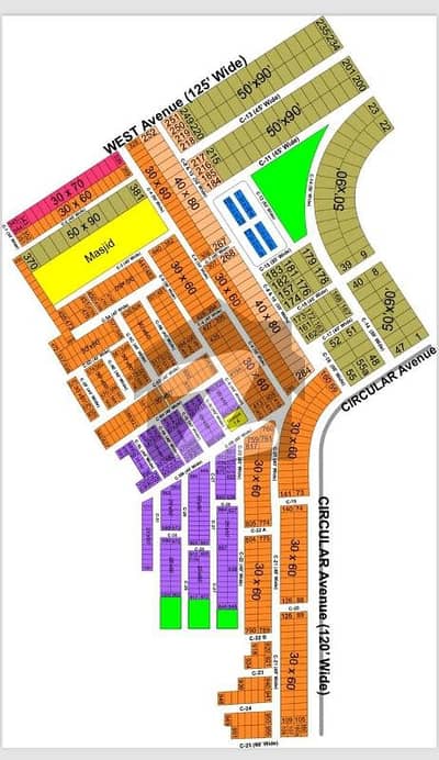 7 Marla Prime Plot for Sale Gulberg Residencia Block B