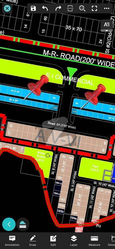 For Sale Open Transfer Commercial Plot E4