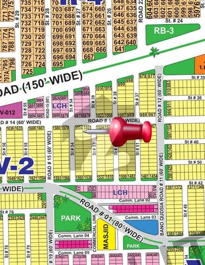 Dha Multan 8 Marla Prime Location Plot For Sale Near Park Near Commercial Markeet Near Masque At Investor Rate Near Park Possession Plot