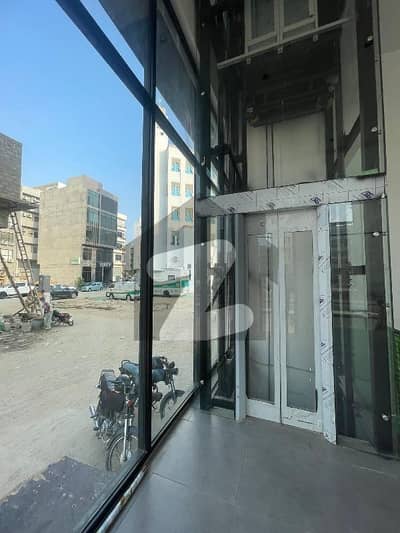 Brand New 3 Side Corner Ground With Basement With 1st Floor Connected With Separate Lift . . Eye Catching View