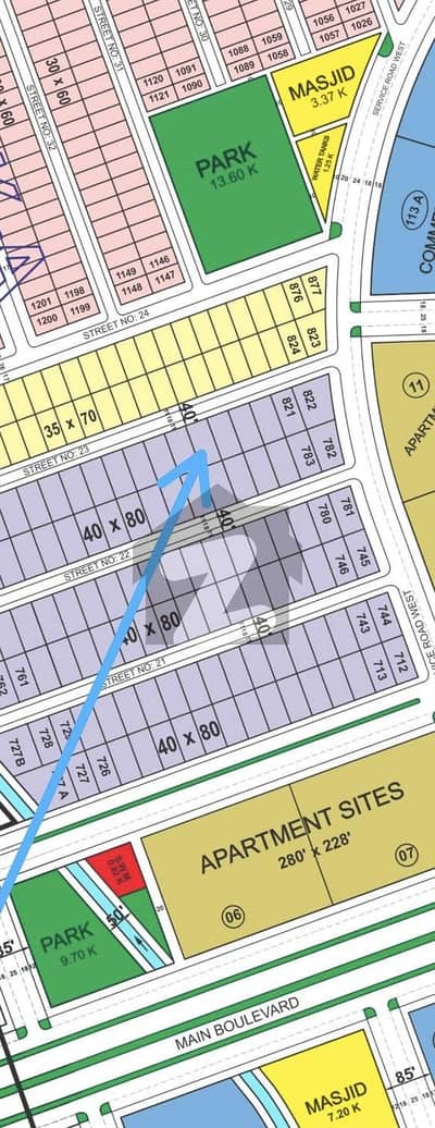 14 Marla ( 40*80 ) Residential Plot In Block A Faisal Hills Islamabad