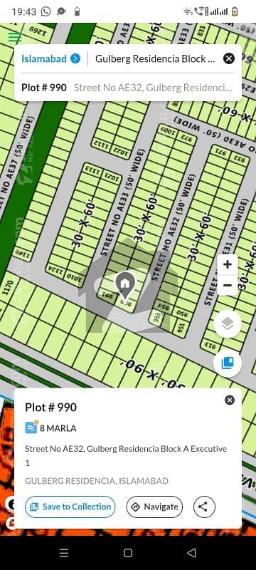 A Executive 10 Marla Corner Catting Area Plot Available For Sale In Gulberg Residencia Islamabad