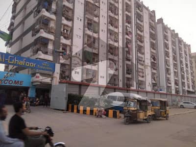 1 BED + 1 LOUNCH FLAT FOR SALE IN NEW BUILDING AL-GHAFOOR SKY TOWER SECTOR 11 A NORTH KARACHI