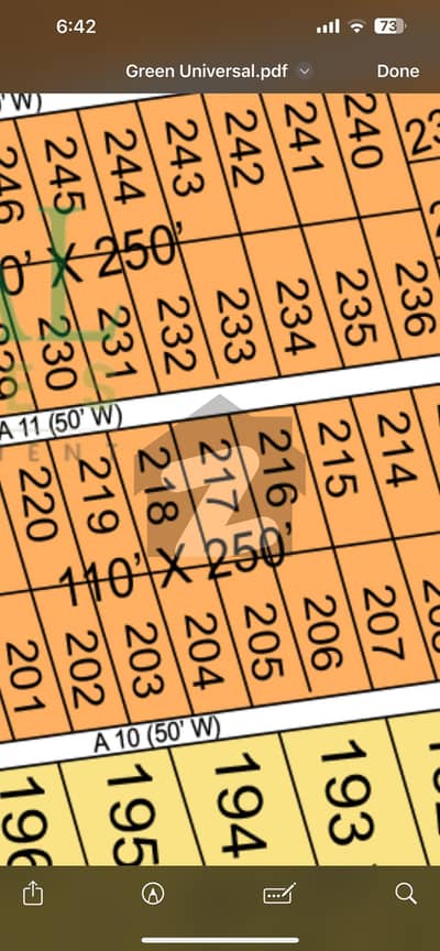 A block gulberg greens 5 kanal plus extra land paid Possession Plots available for sale