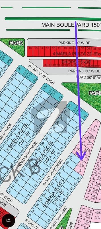 الرحمان گارڈن فیز 7 الرحمان گارڈن,لاہور میں 8 مرلہ رہائشی پلاٹ 66.0 لاکھ میں برائے فروخت۔