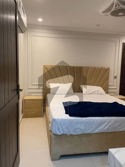 1 bed brand new luxury furnished flat apartment available in bahria town lahore