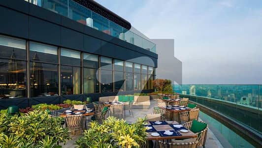A Beuatiful Roof Top Of A Plaza Available For Restaurant