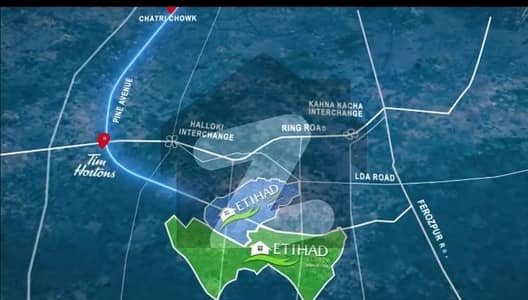 Reserve A Centrally Located Commercial Plot Of 5 Marla In Pine Avenue On Installment | Advance Payment 62 Lac
