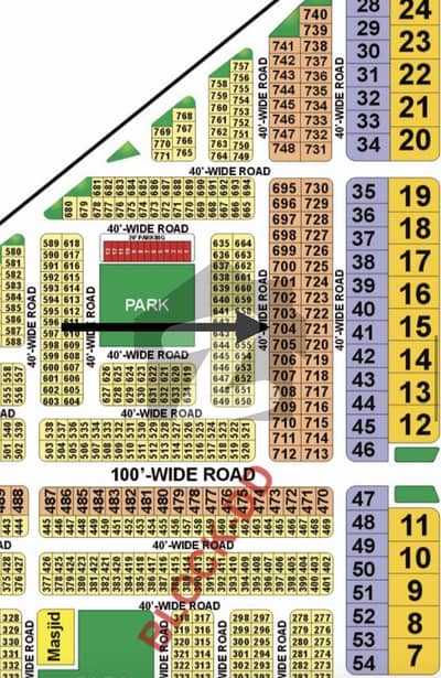 Citi Housing Phase 1 Block DD Near School, Commercial market and Mosque