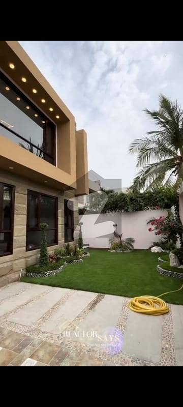 500 Square Yards Leased Brand New Very Beautiful Ground Plus 1 Bungalow Available For Sale In DHA Phase 7 At Very Prime Location