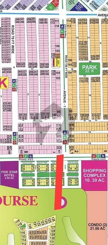 2 Kanal and 2.5 Marla Corner Plot For Sale DHA Phase 6 Sector K