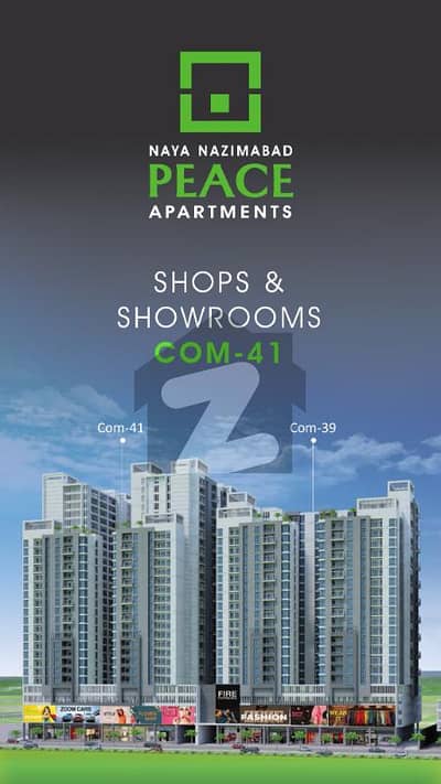 Premium Lower Ground Showrooms in Naya Nazimabad Possession Oct 2026 10-Month Plan