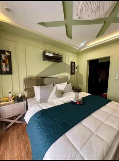 urgent for rent furnished 1 bed apartments in bahria town Lahore