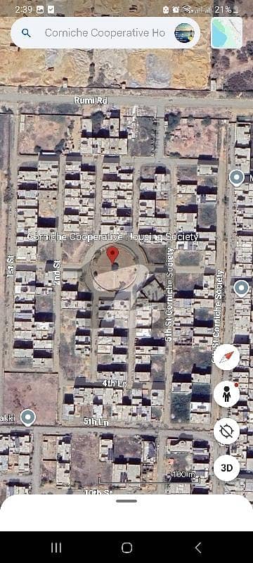 کورنش سوسائٹی سکیم 33,کراچی میں 6 مرلہ رہائشی پلاٹ 1.35 کروڑ میں برائے فروخت۔