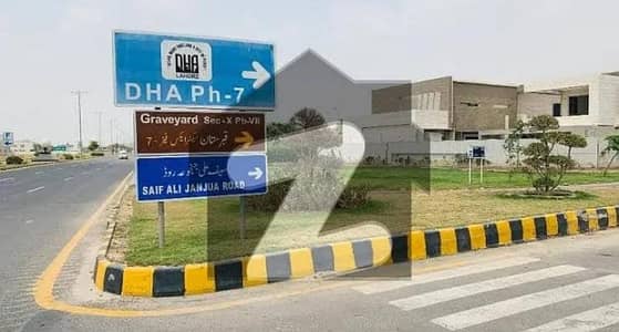 Corner 1 Kanal Residential Plot For Sale In Block V DHA Phase 7 Is Direct Option