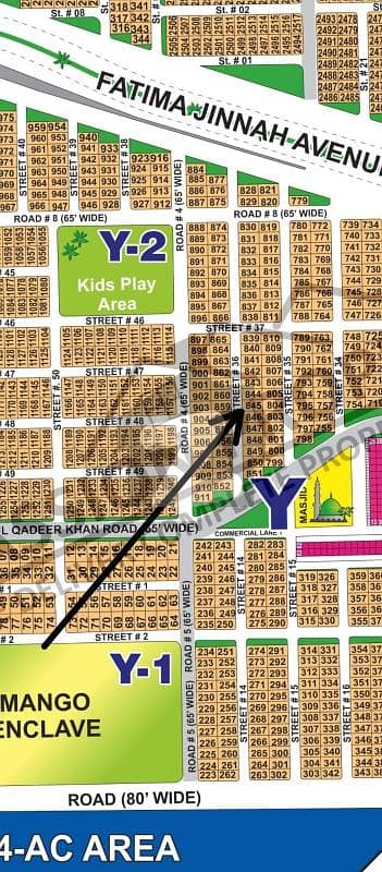 ڈی ایچ اے فیز 1 - سیکٹر وائی ڈی ایچ اے فیز 1,ڈی ایچ اے ڈیفینس,ملتان میں 1 کنال رہائشی پلاٹ 40.0 لاکھ میں برائے فروخت۔