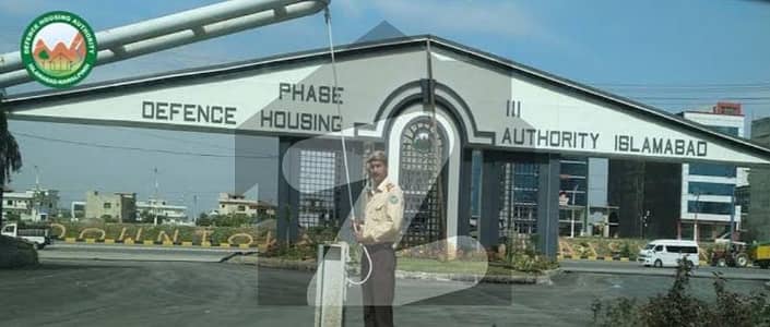 DHA VALLEY ISLAMABAD   For Sale Prime Location Kanal Front Open Plot DHA Phase 3 Block D