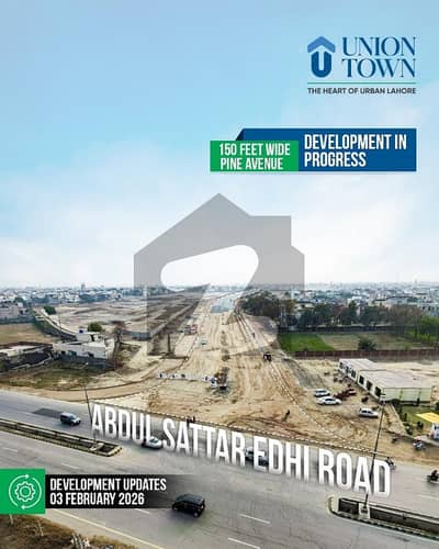 3 Marla Residential On Ground Plot Available On 2 Year Easy Installment Plan In Union Town Main Abdul Sattar Edhi Road Lahore