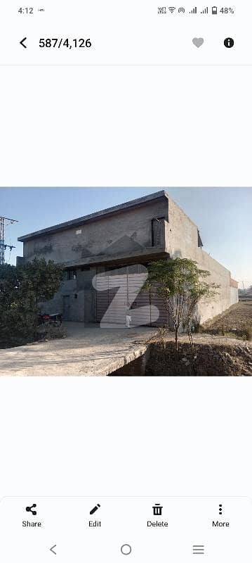 2 kanal double storey warehouse with 12000 SQ-FT covered area